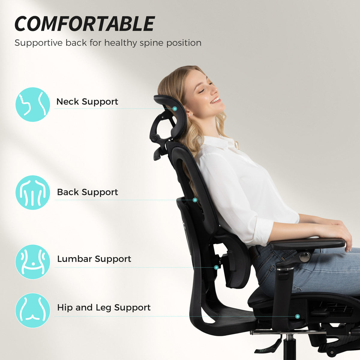 Ergonomic High Back Mesh Office Computer Chair