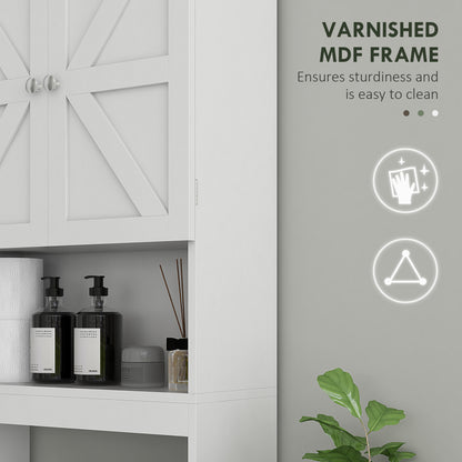 Mueble de almacenamiento para baño sobre el inodoro
