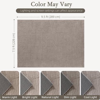 Faux fur area rug